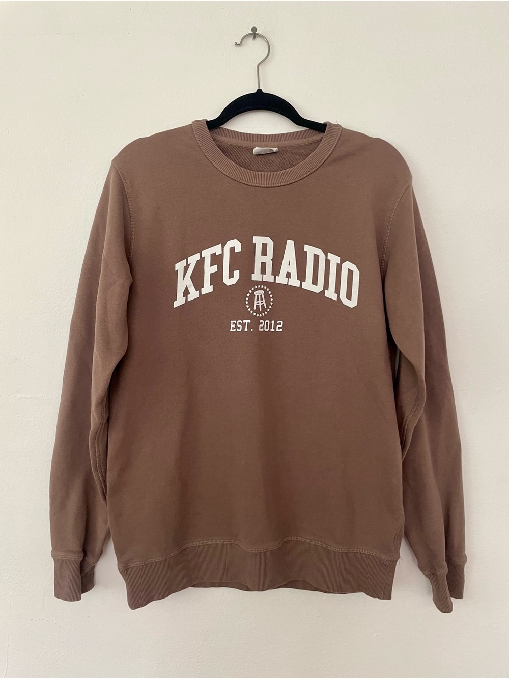 Barstool Sports KFC Radio Brown Crewneck